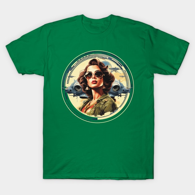 Pinup 8 T-Shirt by FreedomIllustrations